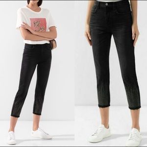 Current Elliott | Vintage  Cropped Slim Jeans
